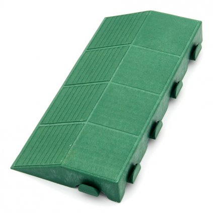 11589 zeleny plastovy najezd samec pro terasovou dlazbu linea combi 40 x 20 5 x 4 8 cm