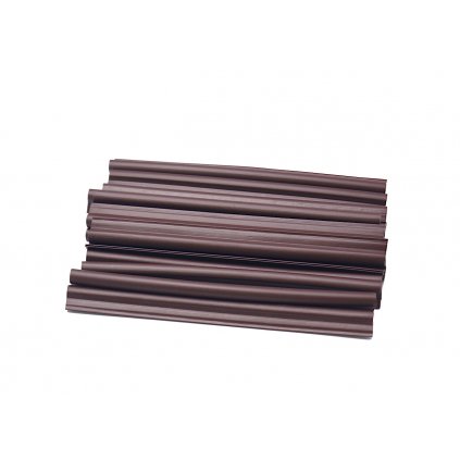 11754 hnedy plastovy plotovy uchyt 19 cm