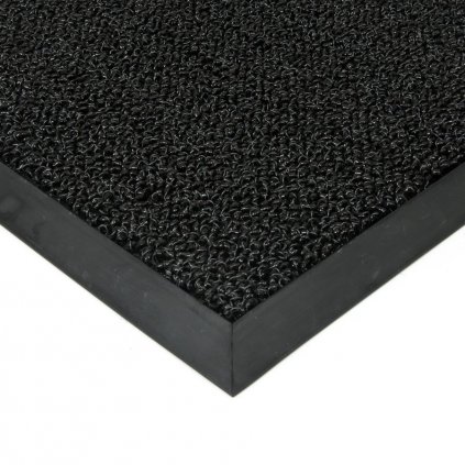 15574 cerna plastova zatezova vstupni cistici rohoz rita 100 x 100 x 1 cm