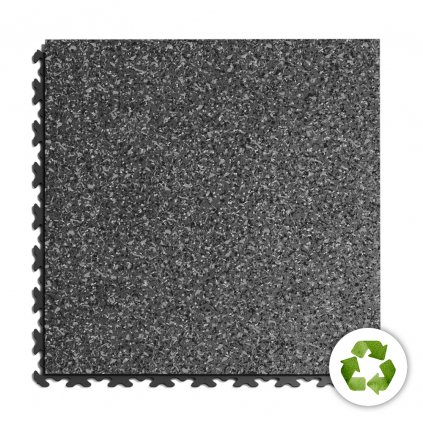 Vinylová recyklovaná dlažba s potiskem a lakováním SimpleJack Eco Miranda Granit 47 x 47 cm (Barva Šedá, Barva potisku quartz granit)
