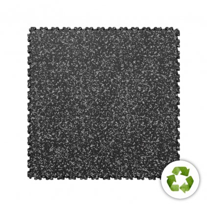 Vinylová recyklovaná dlažba s potiskem a lakováním SimpleJack Eco Lara Granit 65 x 65 cm (Barva Šedá, Barva potisku quartz granit)