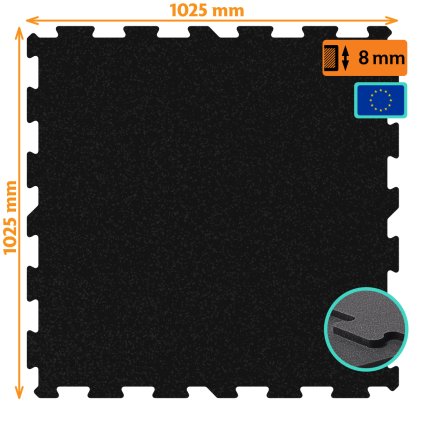 PUZZLEPRO podlahova deska gumova simplejack puzzle 1