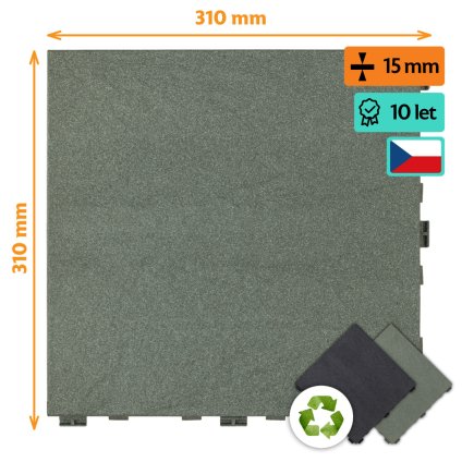 Odolna terasova dlazdice s imitaci kamene Simplejack Monos 11