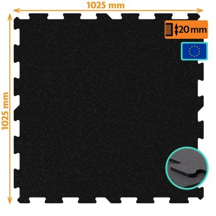 PUZZLEPRO podlahova deska gumova simplejack pp20