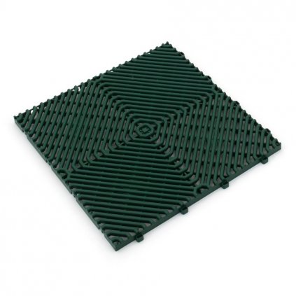 9477 zelena plastova dlazba linea rombo 38 3 x 38 3 x 1 7 cm