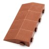11598 hnedy plastovy najezd samec pro terasovou dlazbu linea combi 40 x 20 5 x 4 8 cm