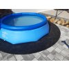 12920 11 gumova ochranna tlumici puzzle podlozka pod bazen virivku roh floma poolpad 100 x 100 x 0 8 cm