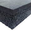 Tlumící dvouvrstvá antivibrační extrémně zátěžová podlahová guma (deska) FLOMA Sandwich - 200 x 100 x 3,6 cm