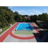 14560 2 plastova dlazba na inline brusleni mosolut sport outdoor inline cervena