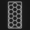 simplejack hexagon led svetlo zavesne modularni detailing