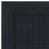 Černá podlahová protiúnavová rohož (okraj) - 101 x 111 x 1,9 cm