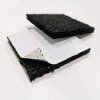 Gumová podložka s ALU folií (pás) pod konstrukci fotovoltaické elektrárny na střechu s hydroizolací z PVC fólie FLOMA UniPad ALU - 200 x 18 x 1 cm