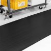 Černá rýhovaná protiskluzová průmyslová rohož COBARIB WIDE - 10 m x 120 cm x 3 mm