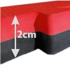 penova sportovni podlaha bojove sporty tatami SIMPLEJACK DBX20 s certifikatem cerne cervene 03