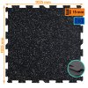Gumova podlahova dlazdice EPDM fitness SimpleJack PuzzlePro 15mm seda mozaika