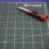 Podložka na pracovní stůl SimpleJack Grid + 4 dlaždice (Barva Černá)