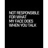 NOT RESPONSIBLE tee