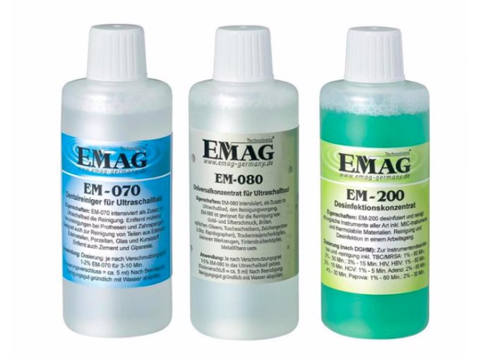 Sada čistících koncentrátů EMAG pro domácí použití