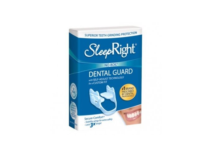 SleepRight zubní dlaha Secure comfort proti bruxismu (skřípání zubů ve spánku)  zubní dlaha proti skřípání zubů, standardní tuhost, nastavitelná velikost