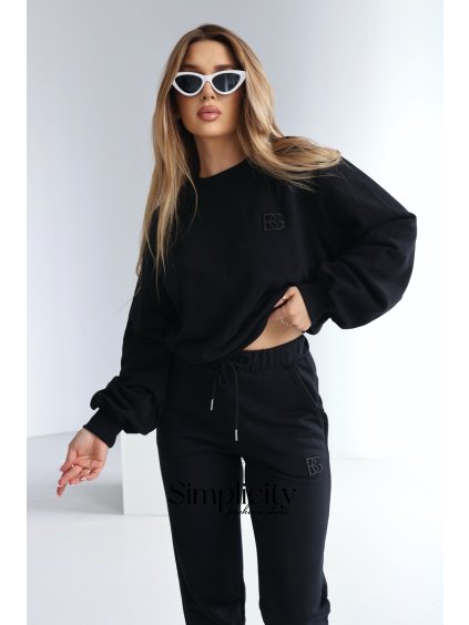 Mikina BG BASIC čierna (Rozmiar S)