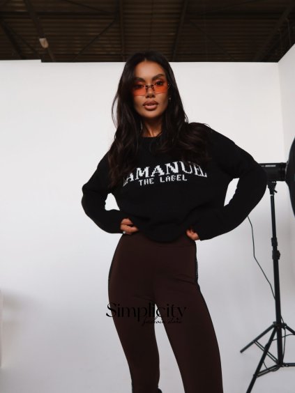 Pulover La Manuel CRASH čierny (Rozmer ONE SIZE)