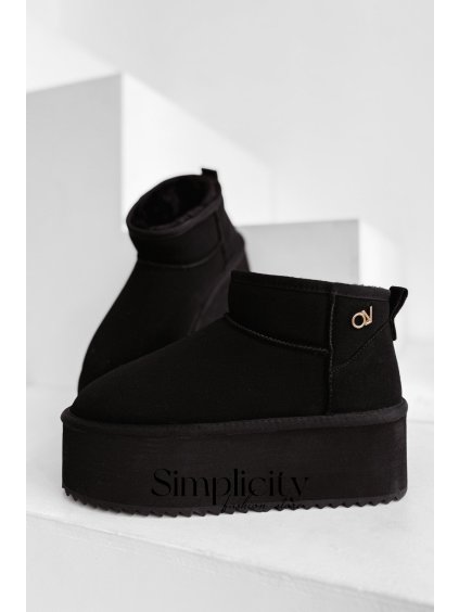 Čižmy Olavoga Misty čierna (Veľkosť 40)