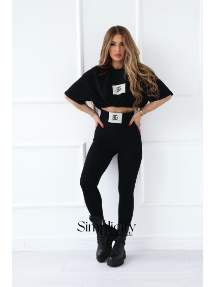 Legíny BG ELLY čierna (Rozmiar S)
