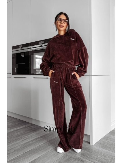 Súprava Olavoga Harvest Velvet hnedá (Veľkosť S)