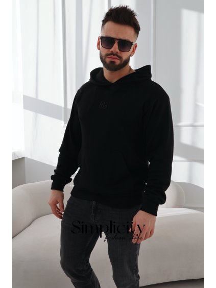 Mikina pánska BG OZZY čierna (Rozmiar S)