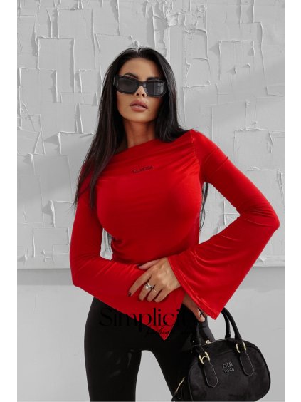 Tričko Olavoga Lotus červená (Veľkosť S)