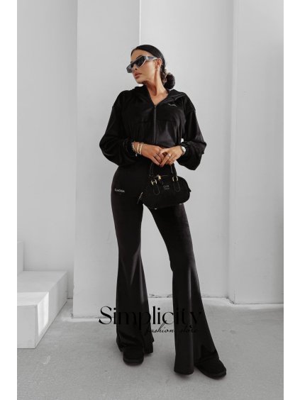 Súprava Olavoga Velvet Wood čierna (Veľkosť M)