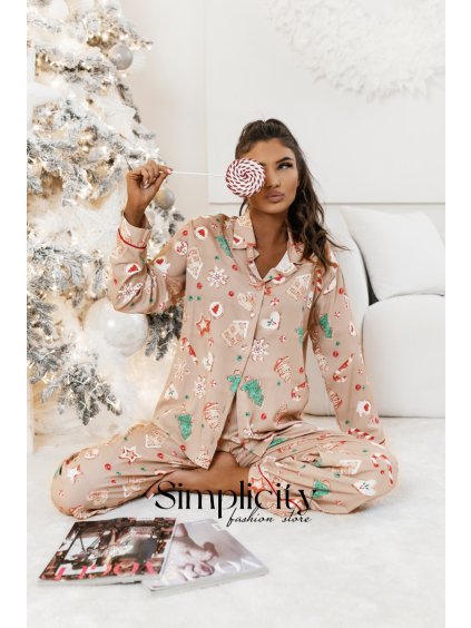 Pyžamo La Balancia  TALLY - Cookies (variant XS/S)