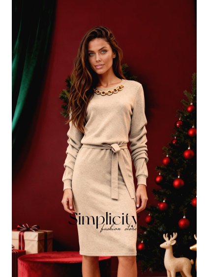 Šaty La Balancia NANCY béžová (variant UNI)