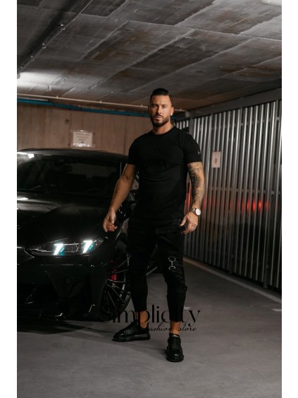 Tričko pánske Olavoga Raven čierna (Veľkosť L)