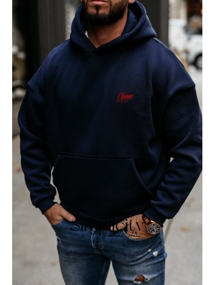 Mikina Olavoga Unit tmavomodrá (Veľkosť M)