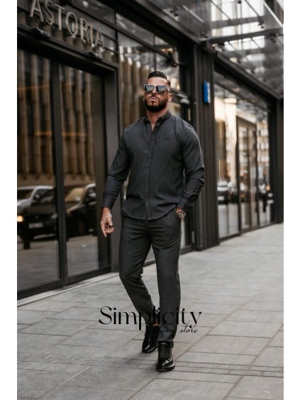 Súprava pánska Olavoga Viretio grafit (Veľkosť S)