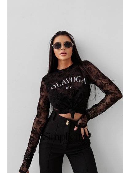 Olavoga Sepia hosszú ujjú felsõ (Veľkosť L)