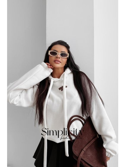 Mikina Olavoga Frost Layer biela (Veľkosť jedna veľkosť)