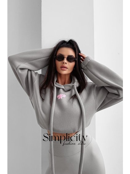 Mikina Olavoga Frost Layer šedá (Veľkosť jedna veľkosť)