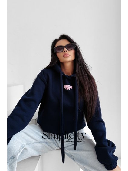 Mikina Olavoga Frost Layer tmavomodrá (Veľkosť jedna veľkosť)