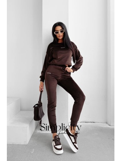 Súprava Olavoga Velvet Ash hnedá (Veľkosť M)