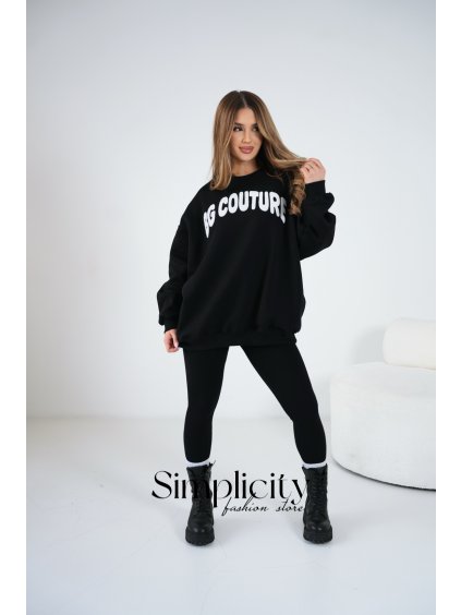 Mikina  BG HEYA čierna (Rozmiar UNISIZE)