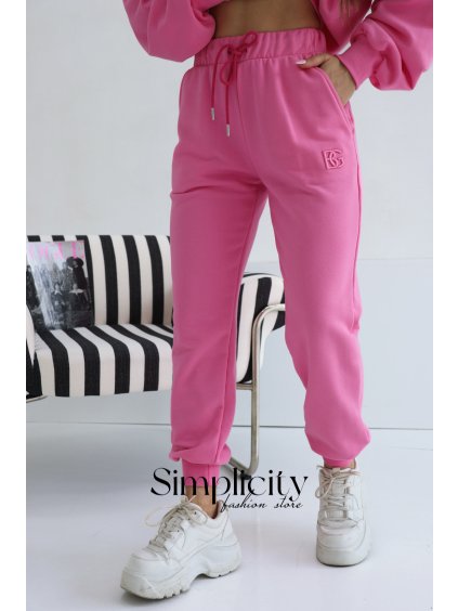 Tepláky  BG BRAND ružové (Rozmiar S)