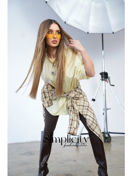 Tričko BG ONLY nude (Rozmiar veľkosť)