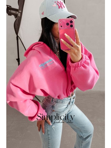 Mikina Olavoga Tulip ružová (Veľkosť S)