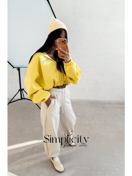 Mikina Olavoga Tulip žltá (Veľkosť S)