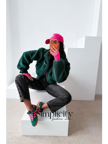 Bunda Olavoga Loria zelená (Veľkosť M)