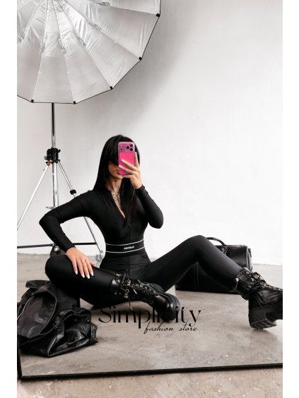 Overal Olavoga Nowera čierny (Veľkosť L)