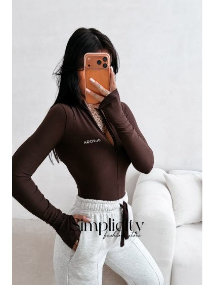 Body Olavoga Essential hnedá (Veľkosť S)