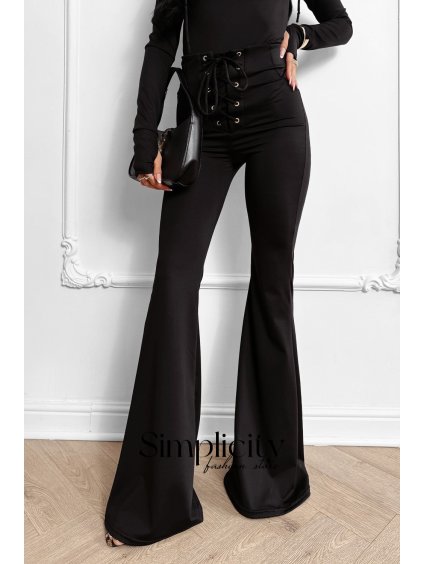 Nohavice Olavoga Wonderland čierna (Veľkosť S)